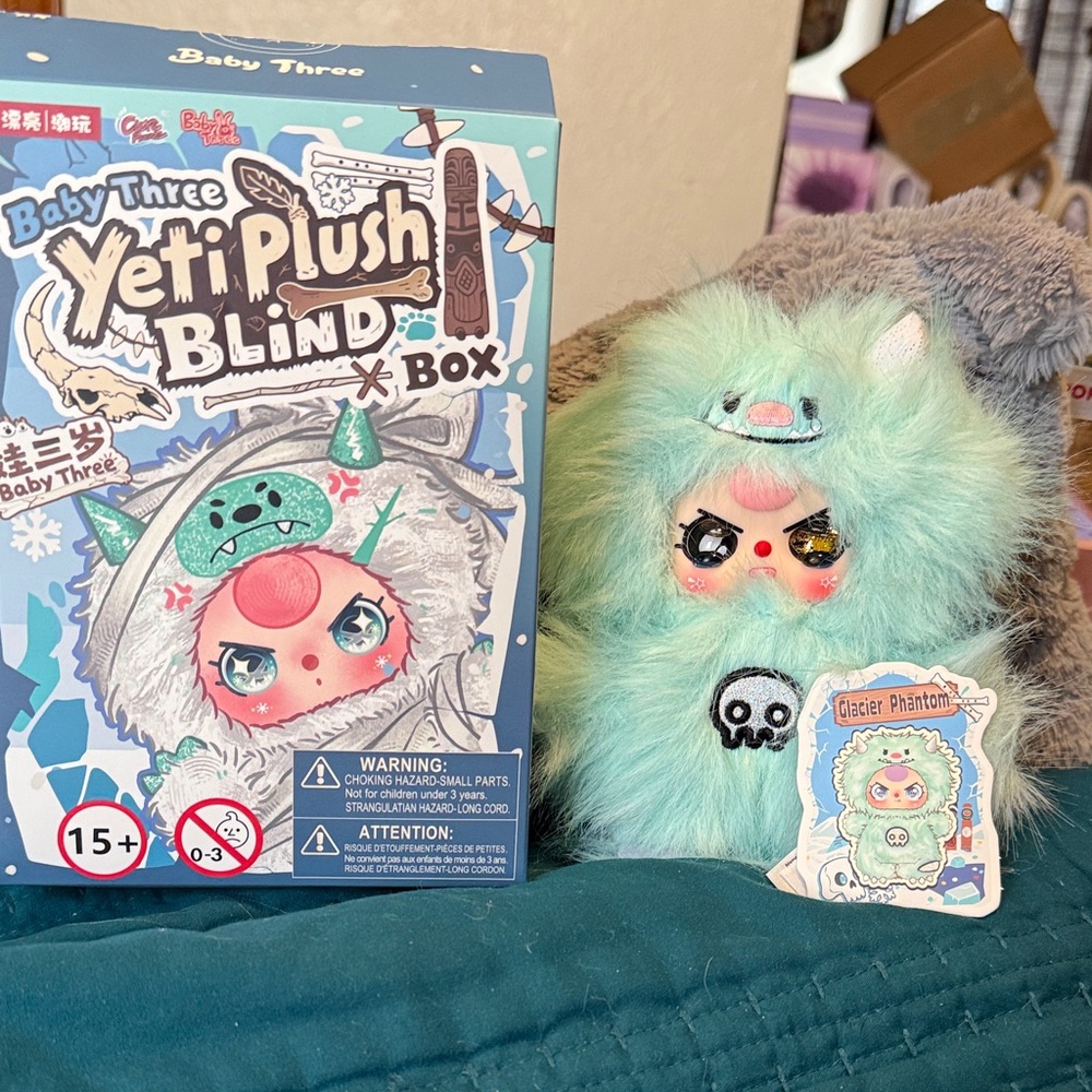 Authentic Baby Three YetiPlush pendant Blind Box